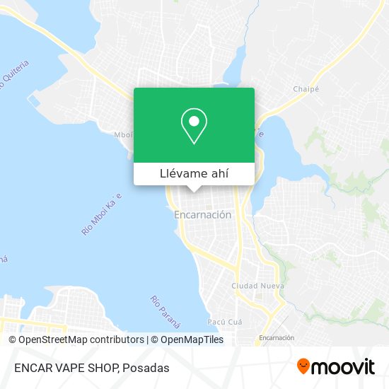 Mapa de ENCAR VAPE SHOP