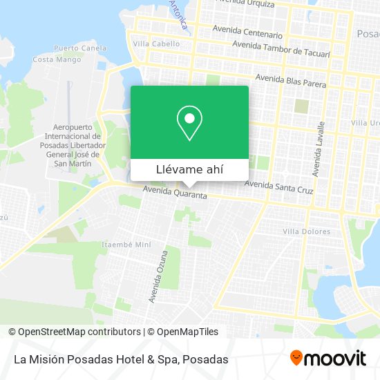 Mapa de La Misión Posadas Hotel & Spa
