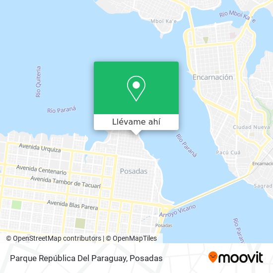 Mapa de Parque República Del Paraguay