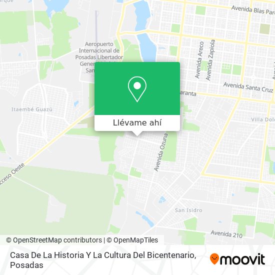 Mapa de Casa De La Historia Y La Cultura Del Bicentenario