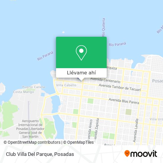 Mapa de Club Villa Del Parque