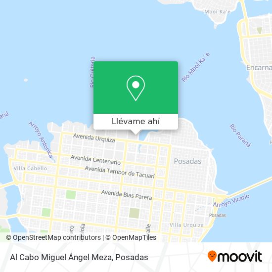 Mapa de Al Cabo Miguel Ángel Meza