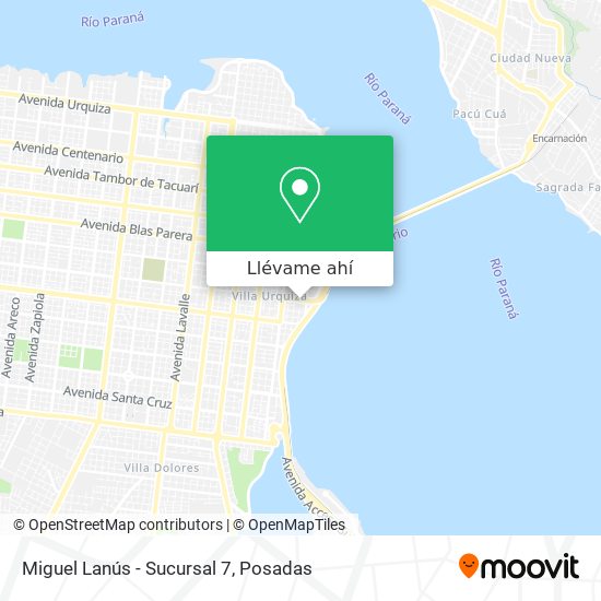 Mapa de Miguel Lanús - Sucursal 7