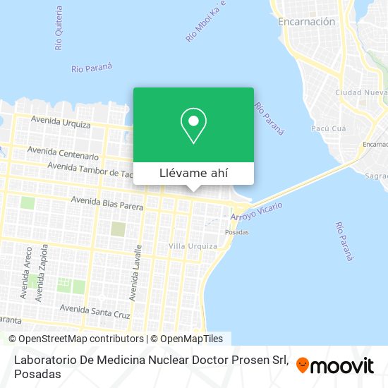 Mapa de Laboratorio De Medicina Nuclear Doctor Prosen Srl