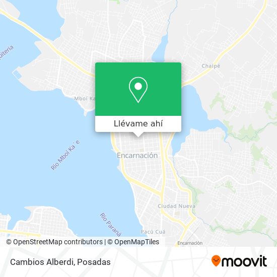 Mapa de Cambios Alberdi