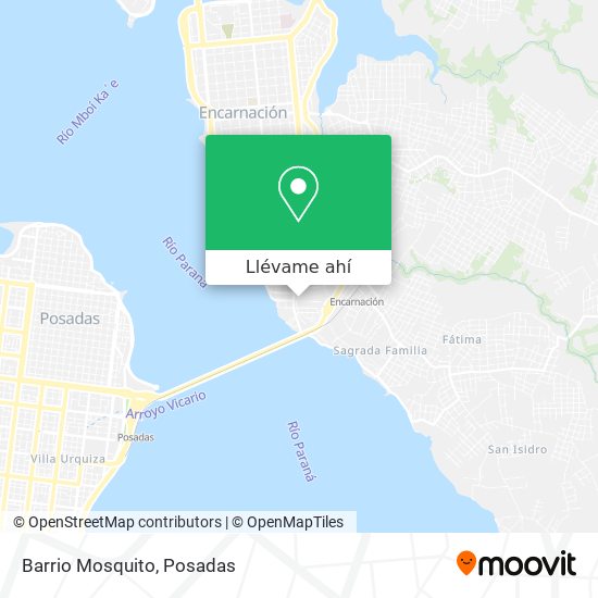 Mapa de Barrio Mosquito