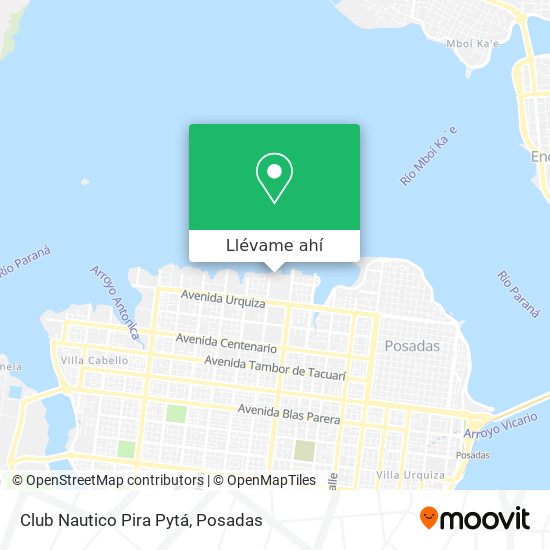 Mapa de Club Nautico Pira Pytá