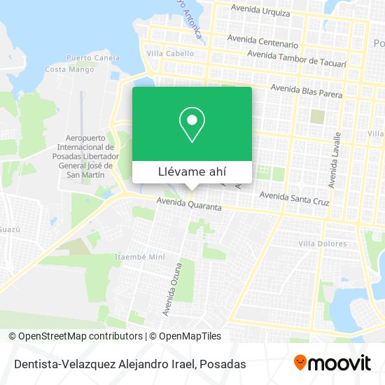 Mapa de Dentista-Velazquez Alejandro Irael