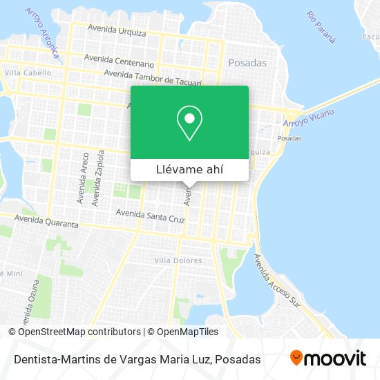 Mapa de Dentista-Martins de Vargas Maria Luz