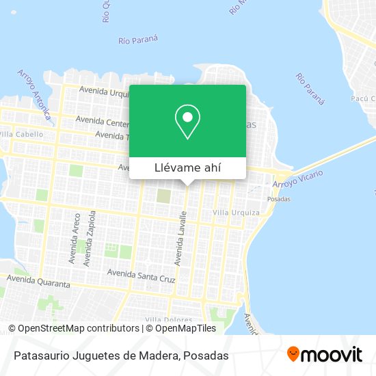 Mapa de Patasaurio Juguetes de Madera