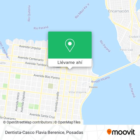 Mapa de Dentista-Casco Flavia Berenice