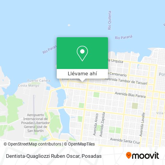 Mapa de Dentista-Quagliozzi Ruben Oscar
