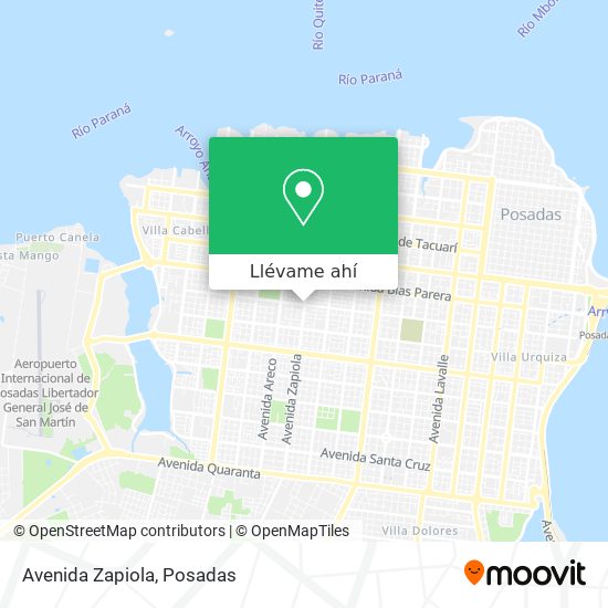 Mapa de Avenida Zapiola