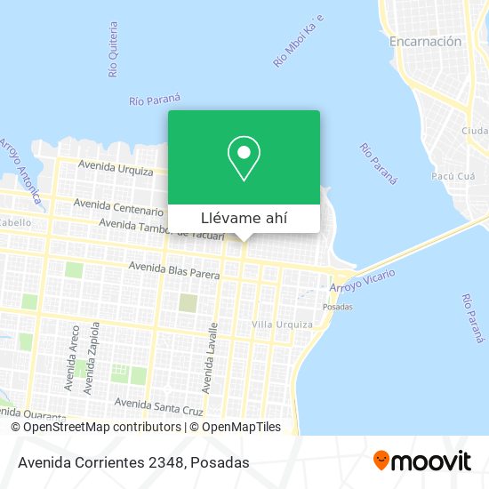 Mapa de Avenida Corrientes 2348