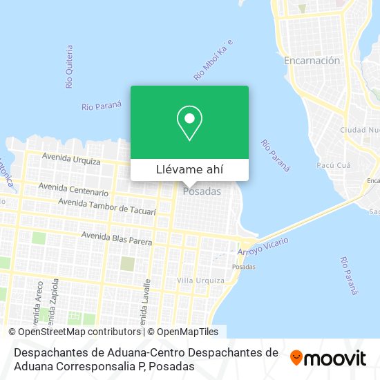 Mapa de Despachantes de Aduana-Centro Despachantes de Aduana Corresponsalia P