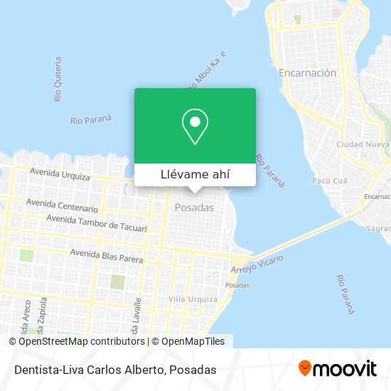 Mapa de Dentista-Liva Carlos Alberto