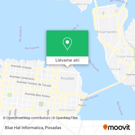 Mapa de Blue Hat Informatica