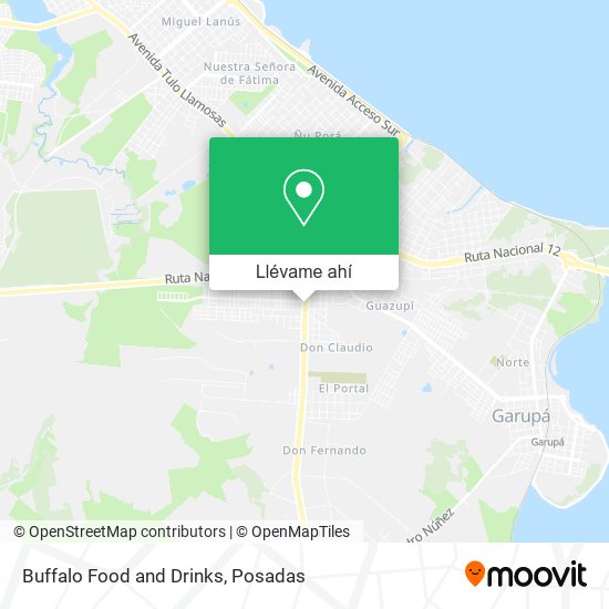 Mapa de Buffalo Food and Drinks
