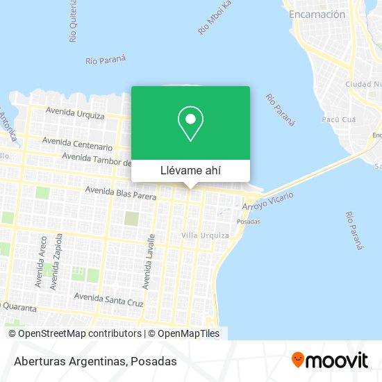 Mapa de Aberturas Argentinas