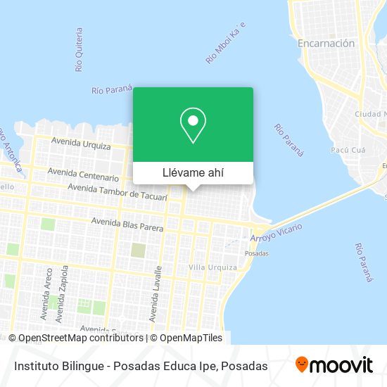 Mapa de Instituto Bilingue - Posadas Educa Ipe