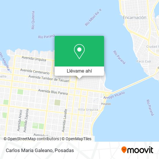 Mapa de Carlos Maria Galeano