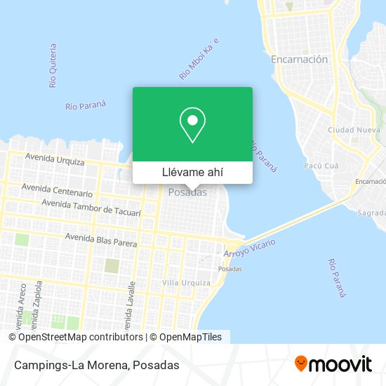 Mapa de Campings-La Morena