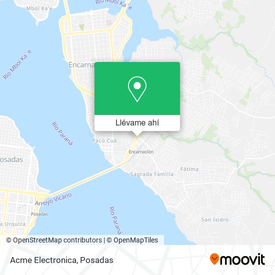 Mapa de Acme Electronica