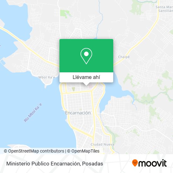 Mapa de Ministerio Publico Encarnación