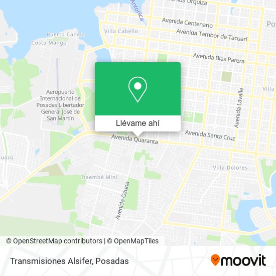 Mapa de Transmisiones Alsifer