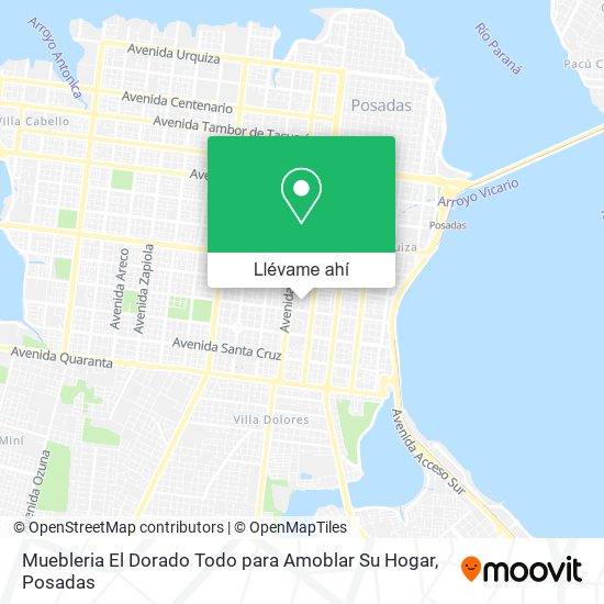 Mapa de Muebleria El Dorado Todo para Amoblar Su Hogar