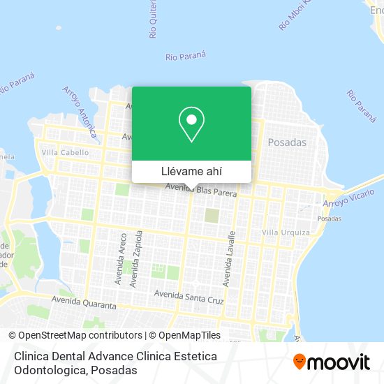 Mapa de Clinica Dental Advance Clinica Estetica Odontologica