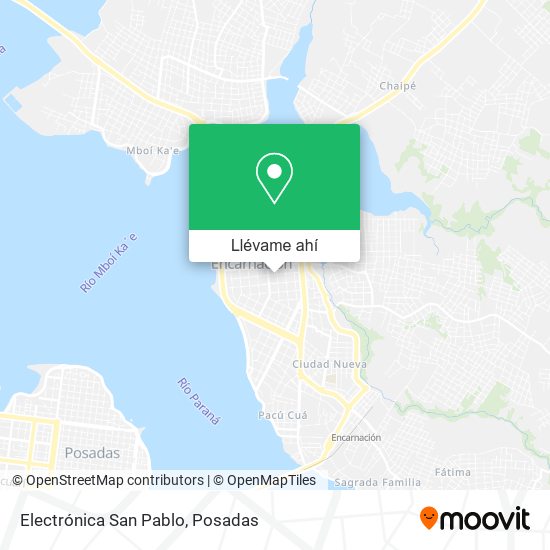 Mapa de Electrónica San Pablo