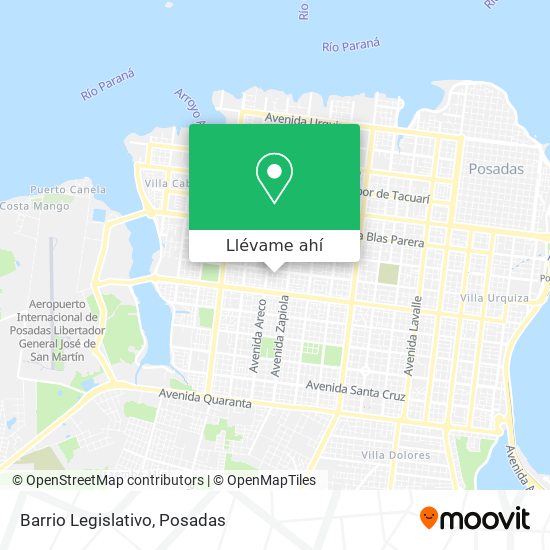 Mapa de Barrio Legislativo