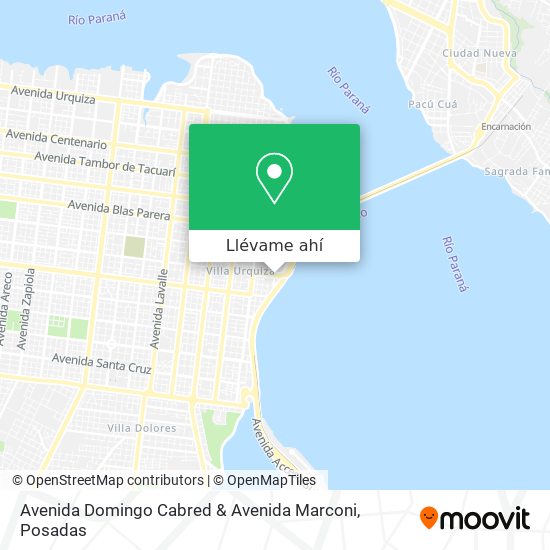 Mapa de Avenida Domingo Cabred & Avenida Marconi