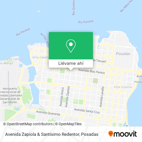 Mapa de Avenida Zapiola & Santísimo Redentor