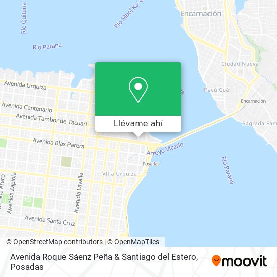 Mapa de Avenida Roque Sáenz Peña & Santiago del Estero
