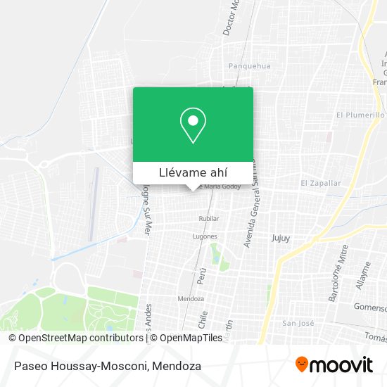 Mapa de Paseo Houssay-Mosconi