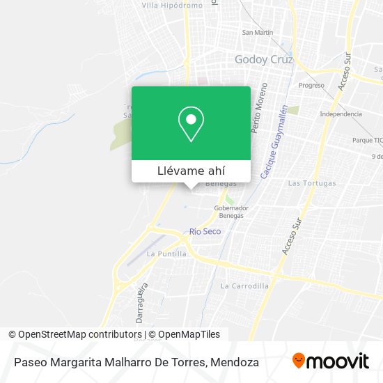 Mapa de Paseo Margarita Malharro De Torres