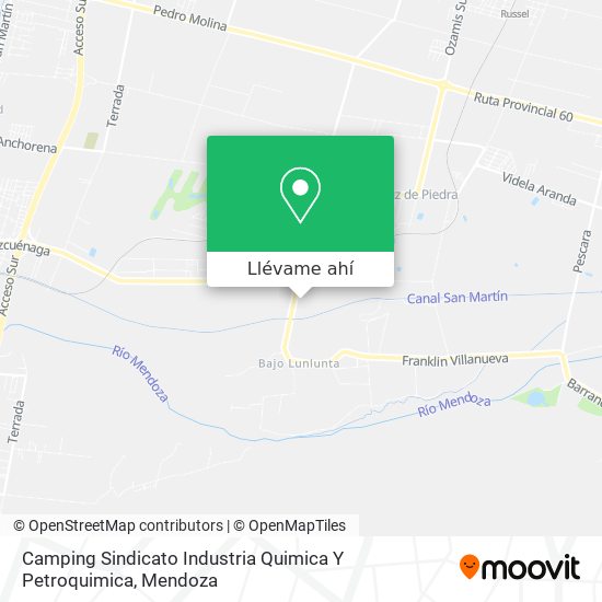 Mapa de Camping Sindicato Industria Quimica Y Petroquimica