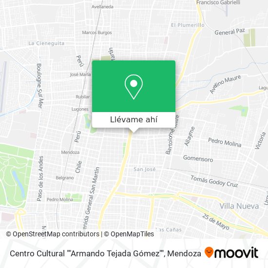 Mapa de Centro Cultural ""Armando Tejada Gómez""
