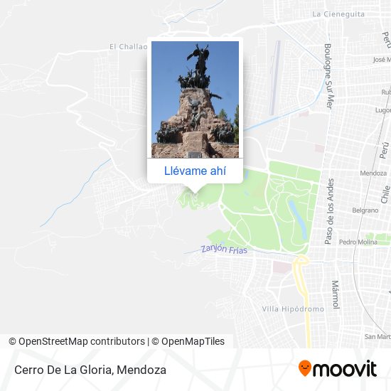 Mapa de Cerro De La Gloria