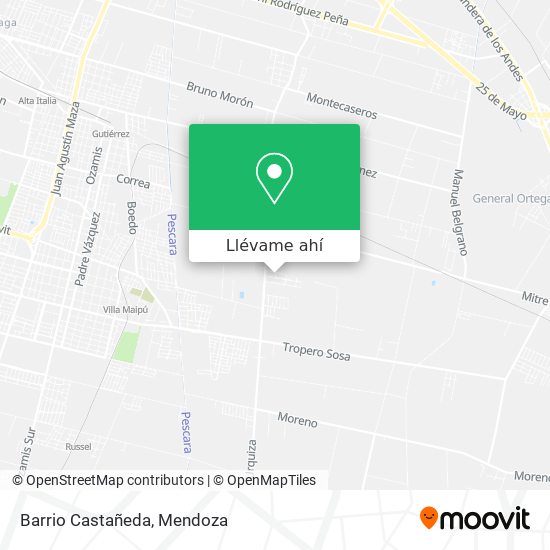 Mapa de Barrio Castañeda