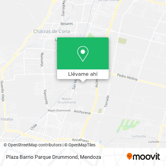 Mapa de Plaza Barrio Parque Drummond