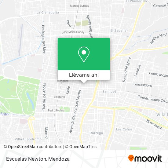 Mapa de Escuelas Newton