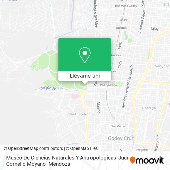 Mapa de Museo De Ciencias Naturales Y Antropológicas 'Juan Cornelio Moyano'