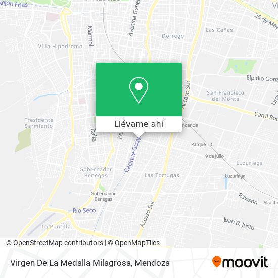 Mapa de Virgen De La Medalla Milagrosa