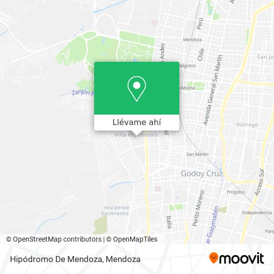 Mapa de Hipódromo De Mendoza