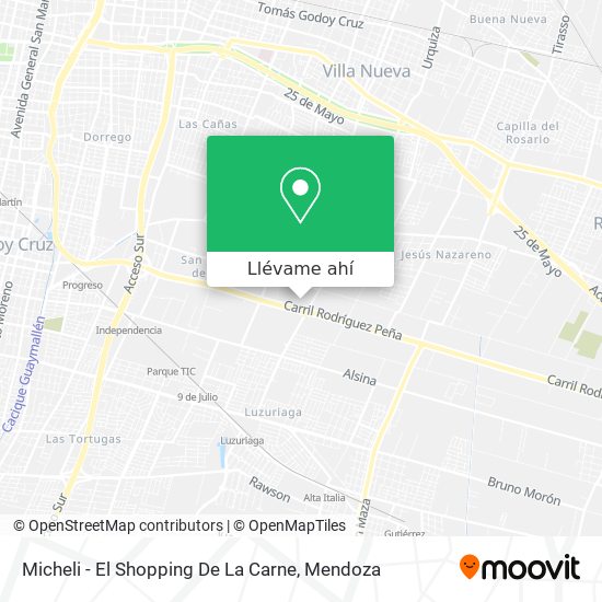 Mapa de Micheli - El Shopping De La Carne