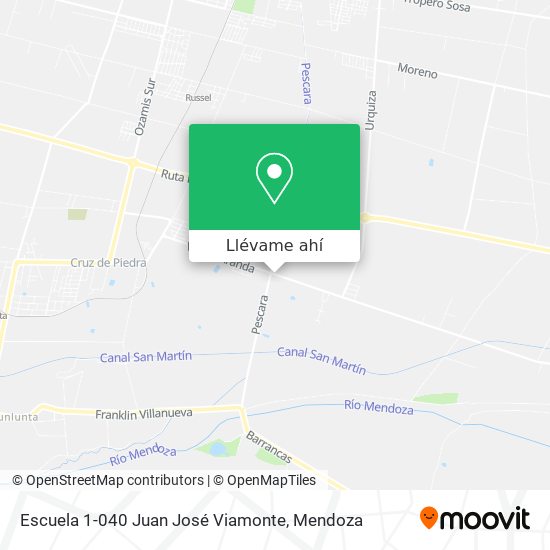 Mapa de Escuela 1-040 Juan José Viamonte