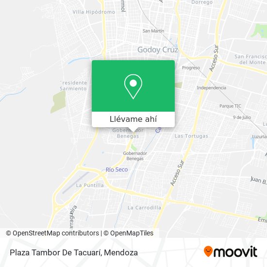 Mapa de Plaza Tambor De Tacuarí